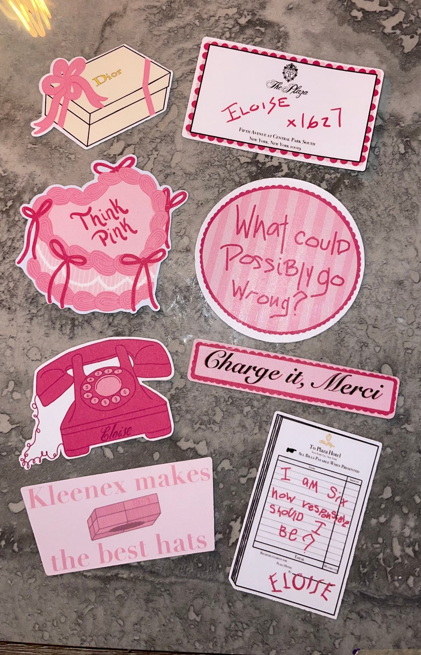 Eloise Charge Bill Sticker