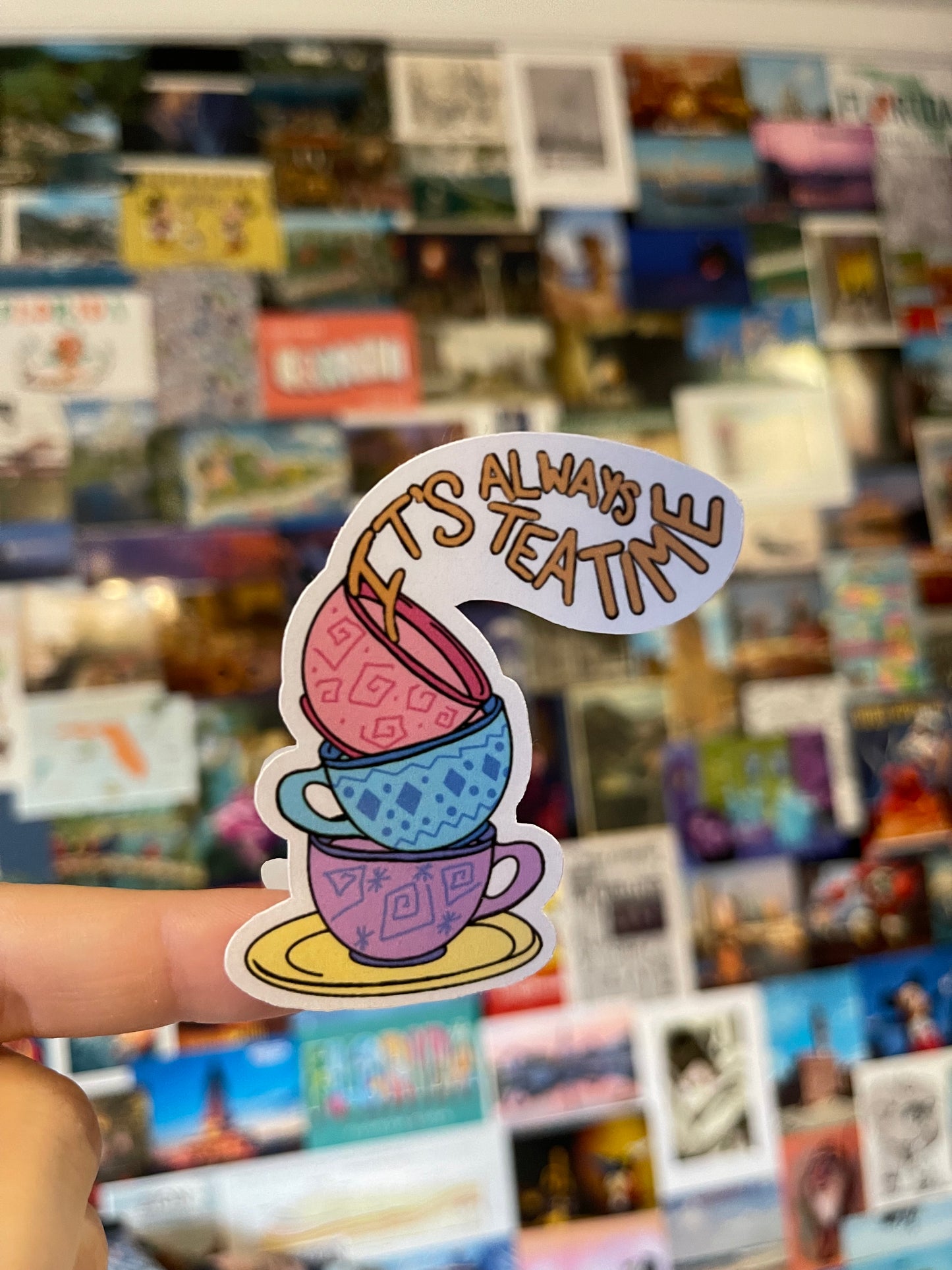 Mad Hatter Teacups Sticker