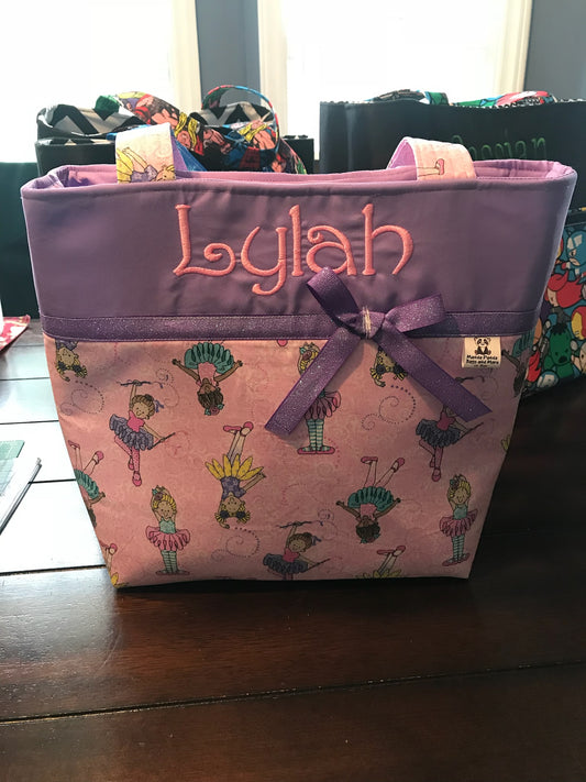 Ballerina Diaper/Tote Bag
