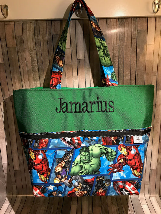Avengers Pocket Style Diaper/Tote Bag