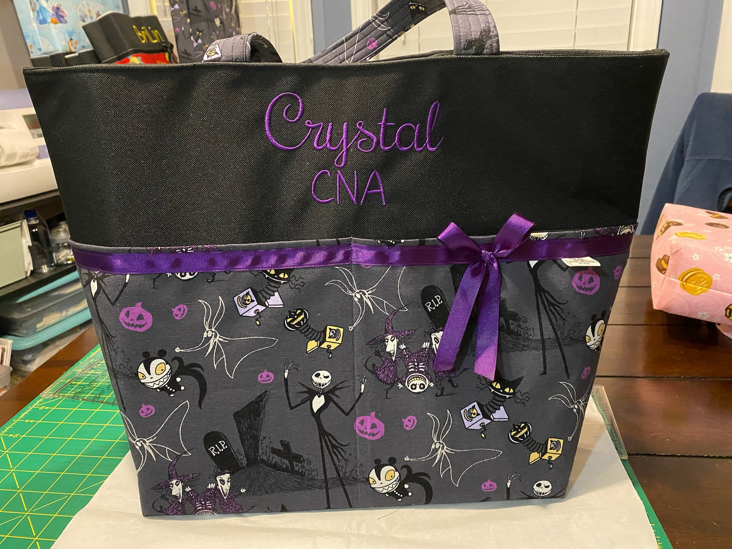 Nightmare Before Christmas Diaper/Tote Bag