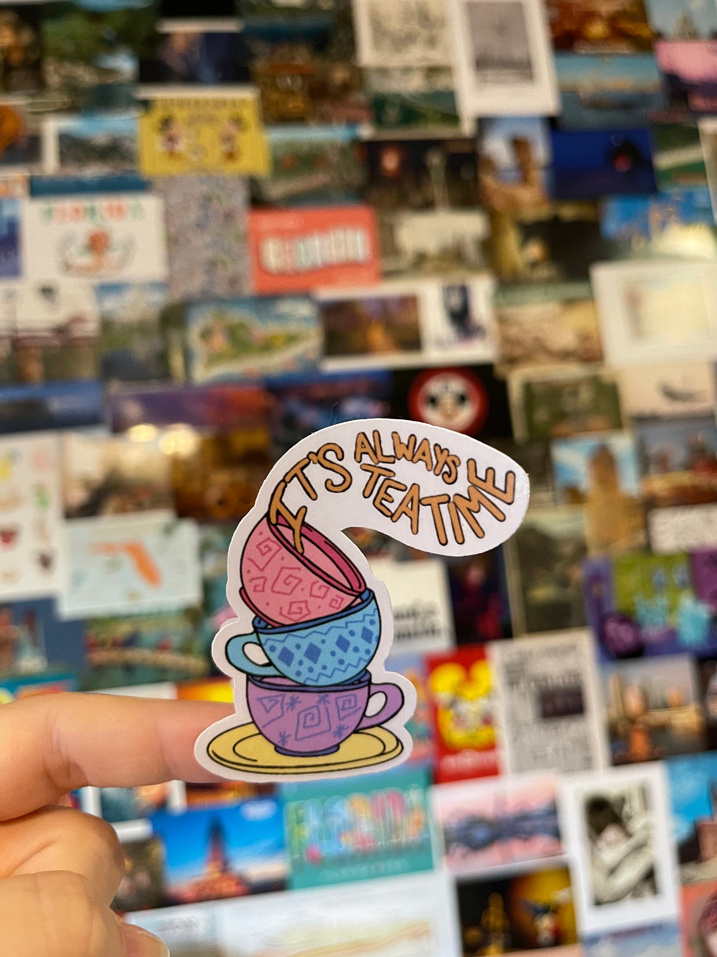 Mad Hatter Teacups Sticker
