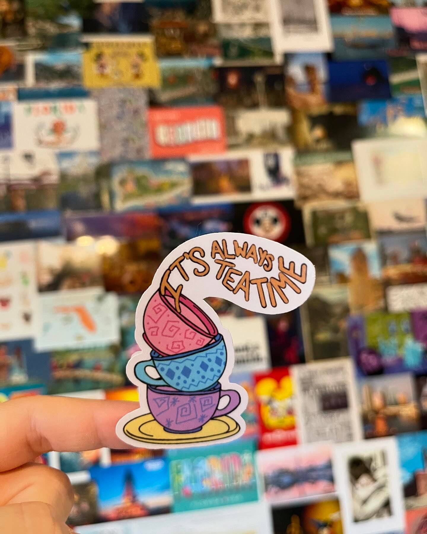 Mad Hatter Teacups Sticker
