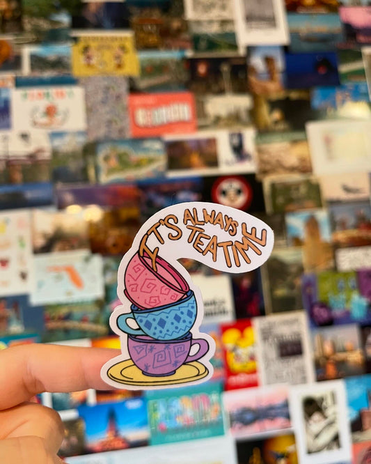 Mad Hatter Teacups Sticker