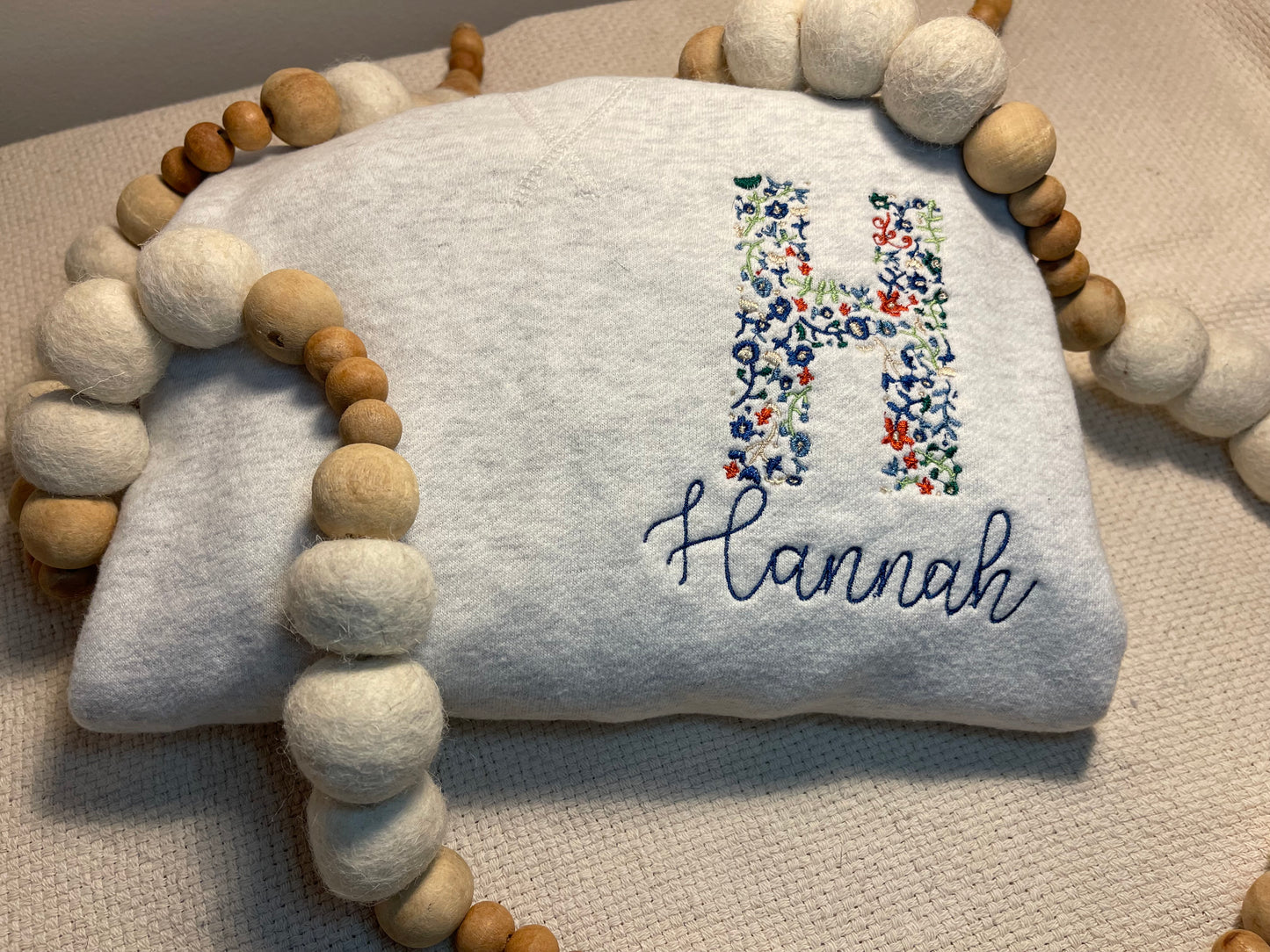 Personalized Letter Tshirt/Sweatshirt