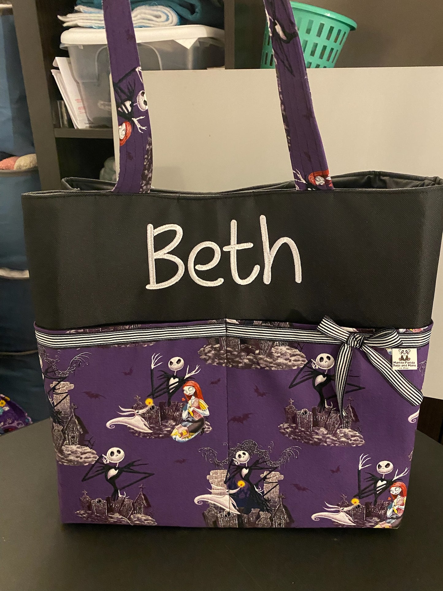 Nightmare Before Christmas Diaper/Tote Bag