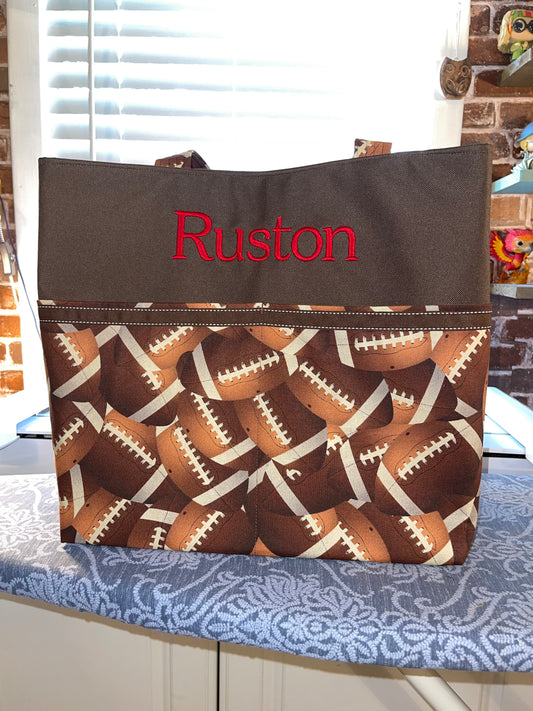 Sports Themed Diaper/Tote Bag