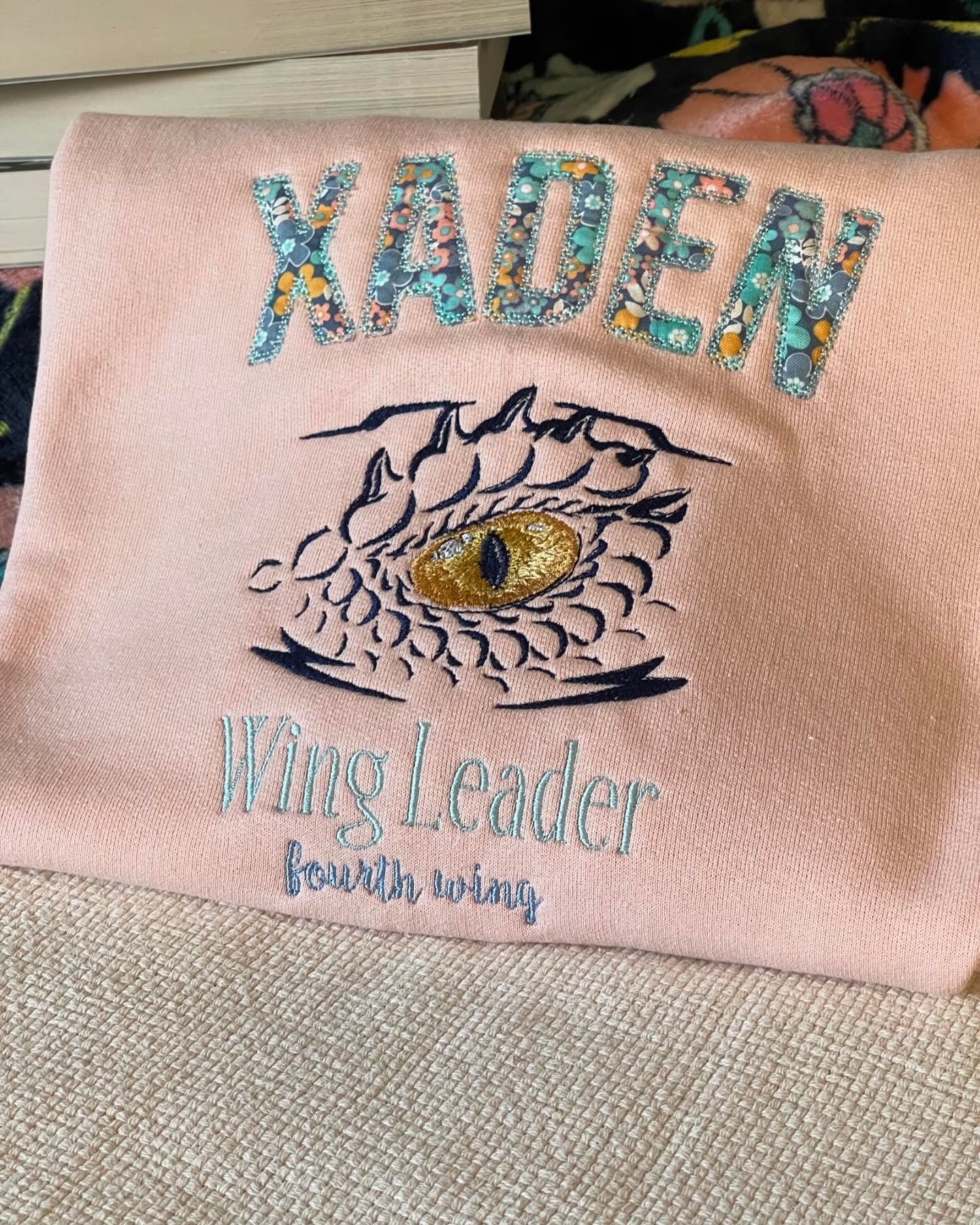 Book Lover appliqué sweatshirts