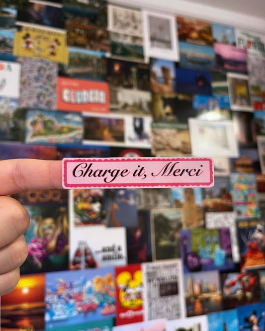 Eloise Charge it, Merci Sticker