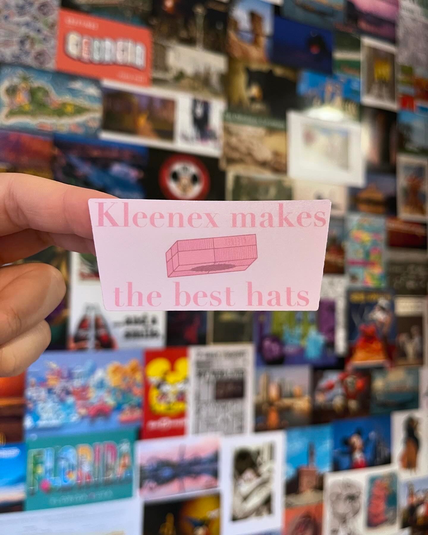Eloise Kleenex Hat Sticker