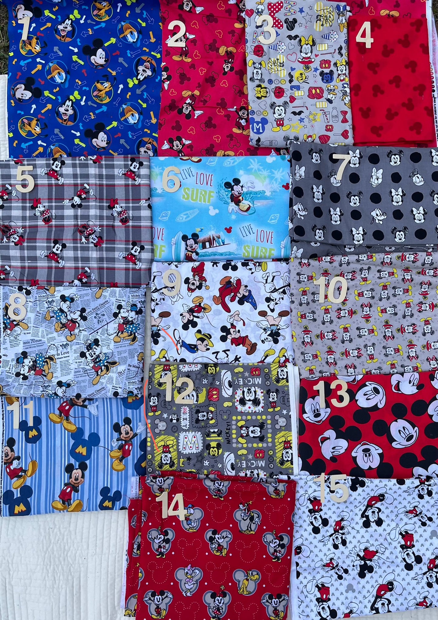 Mickey Mouse Ribbon Style Diaper/Tote Bag