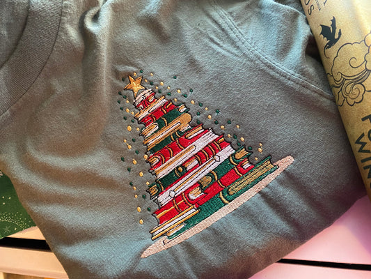 Book Tree Christmas Tshirt/Sweatshirt