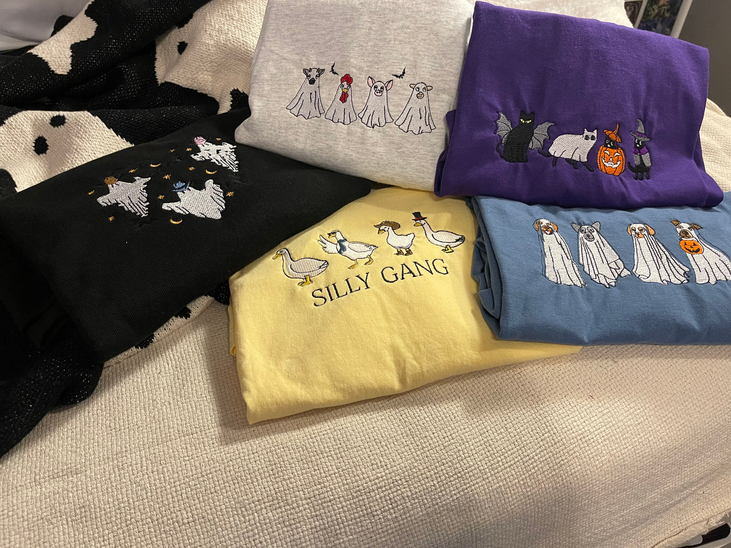 Cat Ghost Tshirt/Sweatshirt
