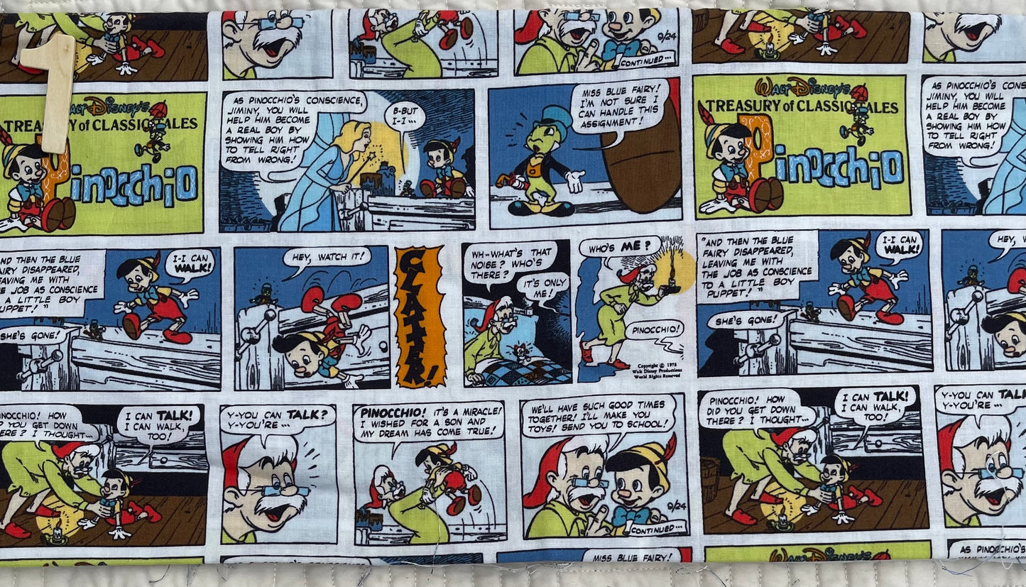 Pinocchio Diaper/Tote Bag