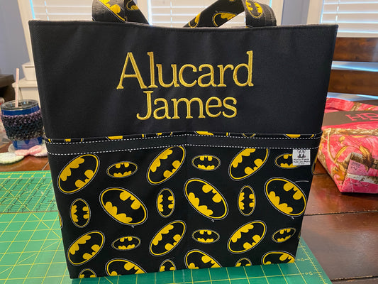 Batman Diaper/Tote Bag