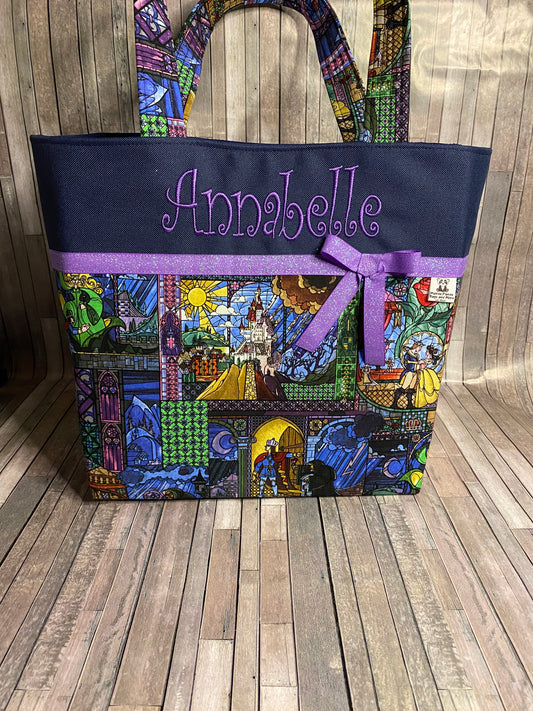 Beauty and the Beast Diaper/Tote Bag