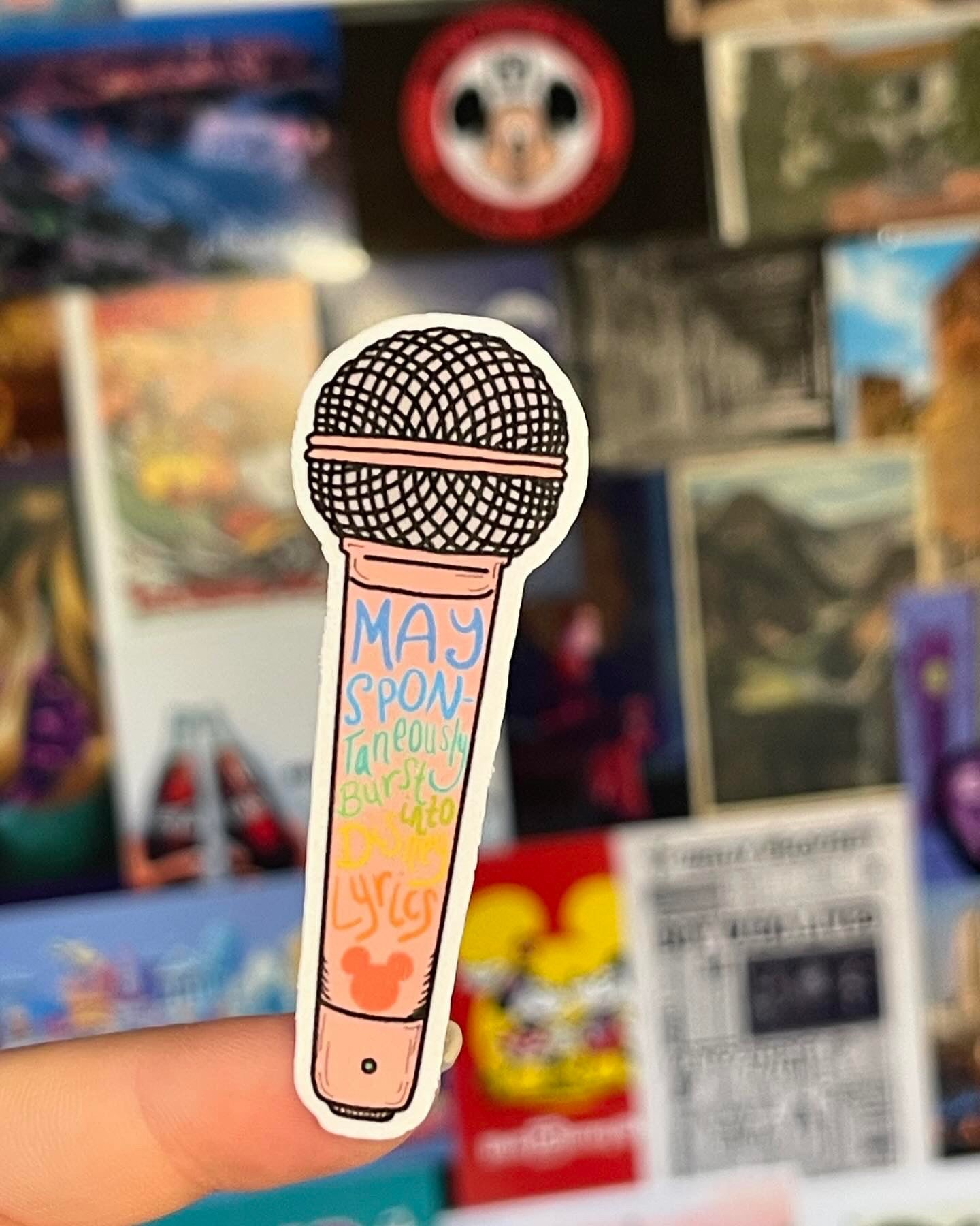Disney Karaoke Sticker