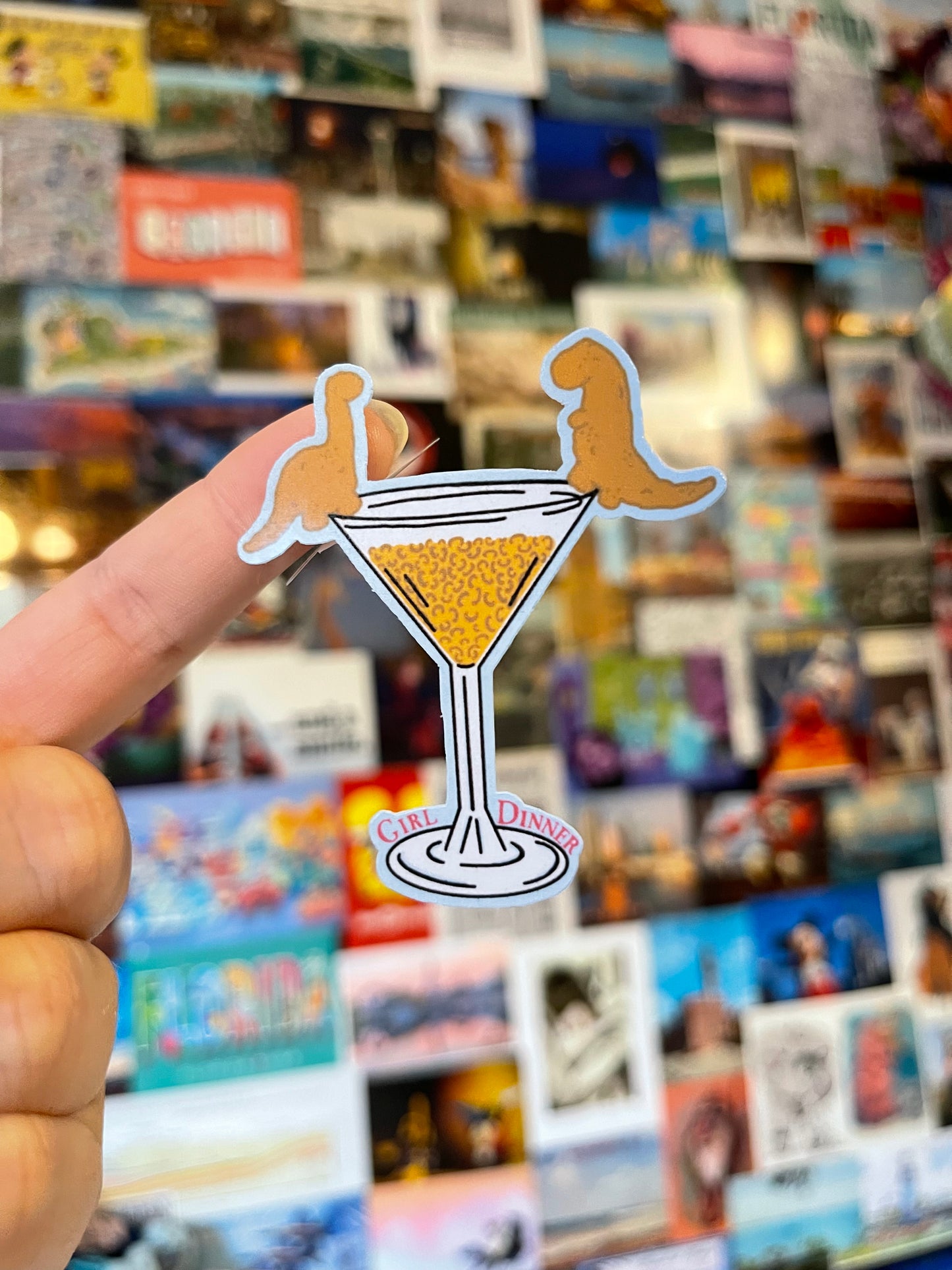 Girl Dinner Martini Sticker